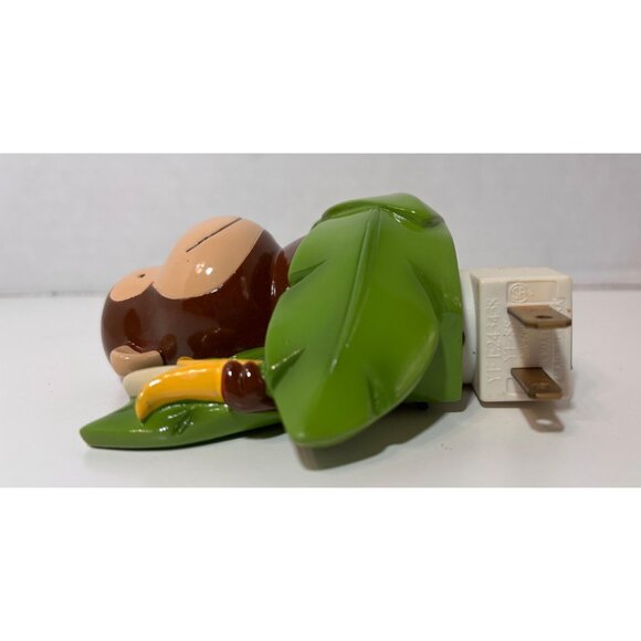 Monkey in Leaf Plug-In Night Light For Kids Room Or Nursery - Picture 4 of 4